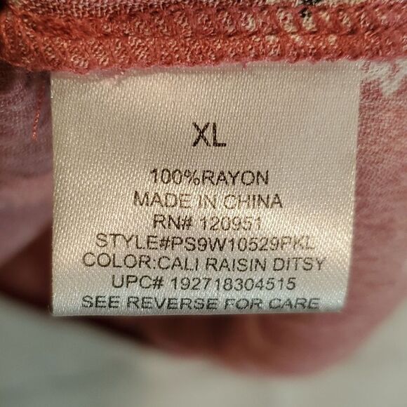 Pink Republic boho tie front top size XL - Picture 5 of 6